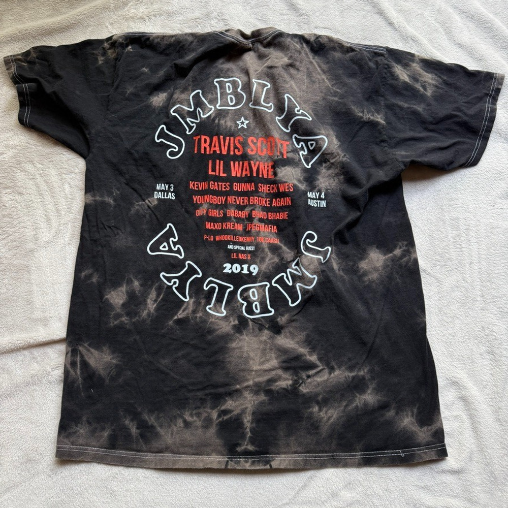 Jmblya Festival Shirt Mens XL Black Gray Travis Scott Lil Wayne 2019 Texas